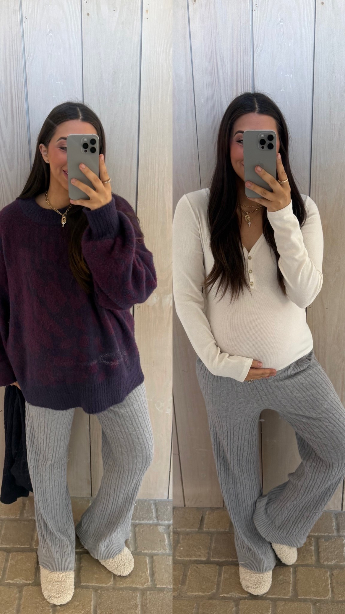 My favorite Walmart cable pants styled with some staple Walmart finds! 

Sweater: large 
Top: large 
Pants: small 

DRESSUpbuttercup.com #dressupbuttercup #dederaad

#LTKHoliday #LTKootd #LTKSeasonal