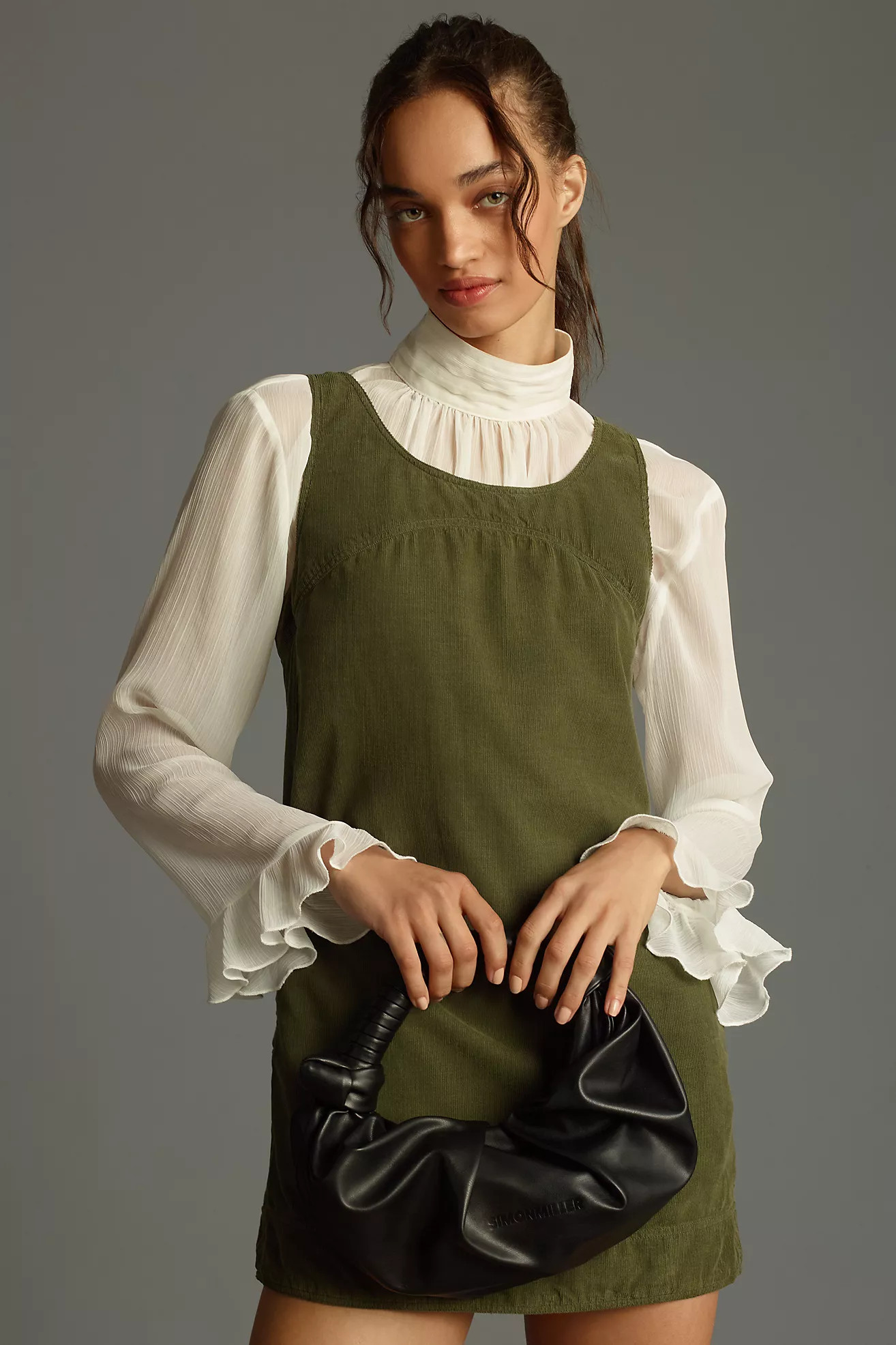 Pilcro Sleeveless Scoop-Neck Shift Mini Dress | Anthropologie (US)