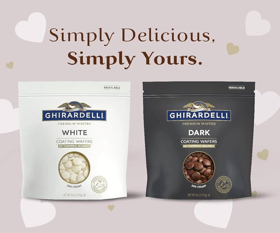 Ghirardelli Premium White Coating Wafers, 5lb Bag | Amazon (US)