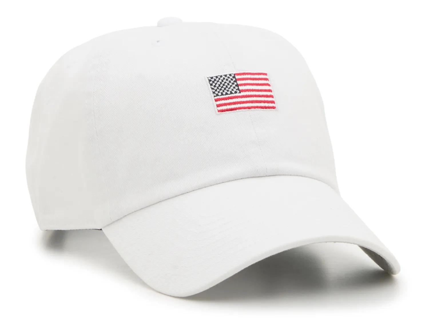 47 USA Flag Baserunner Baseball Cap | Men | Women's | White | Size One Size | Hats | Baseball Cap | DSW