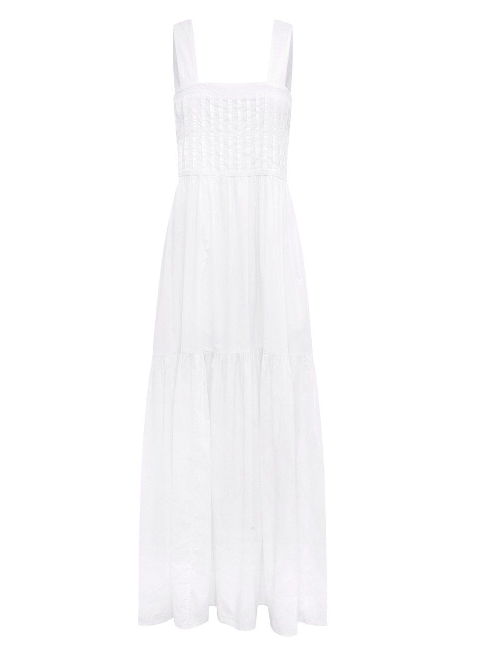 BIRD & KNOLL Penelope Cotton Poplin Maxi Dress | Saks Fifth Avenue