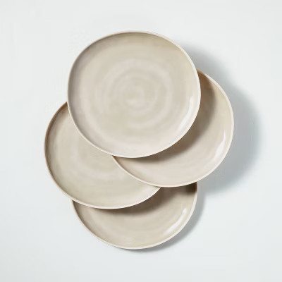 11" Tonal Melamine Dinner Plate Natural/Cream - Hearth & Hand™ with Magnolia | Target