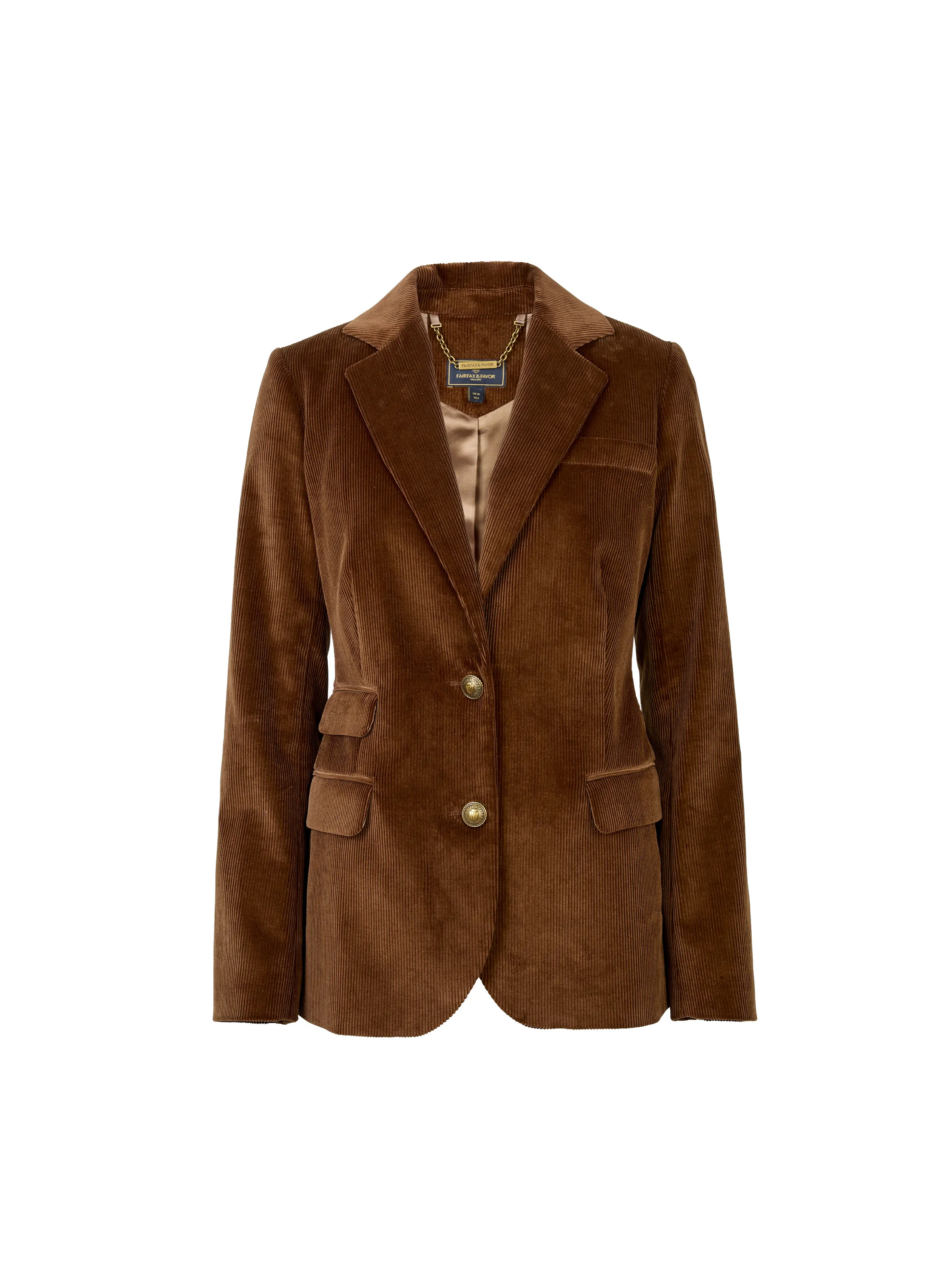 Josie Blazer - Tan Cord | Fairfax & Favor | Fairfax & Favor (UK)