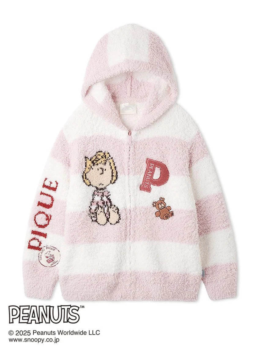 [PEANUTS] Unisex Original Art Jacquard Hoodie | Gelato Pique