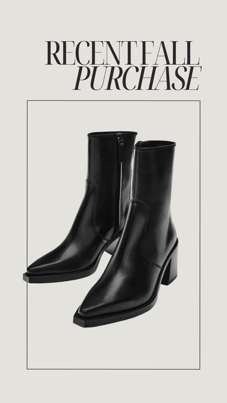 leather square toe ankle boots // black fall booties 

#LTKSeasonal #LTKshoecrush #LTKstyletip