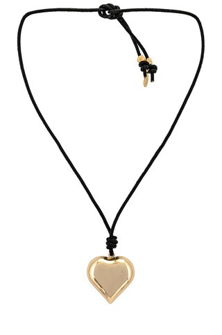 Ettika Heart Pendant Necklace in Gold from Revolve.com | Revolve Clothing (Global)