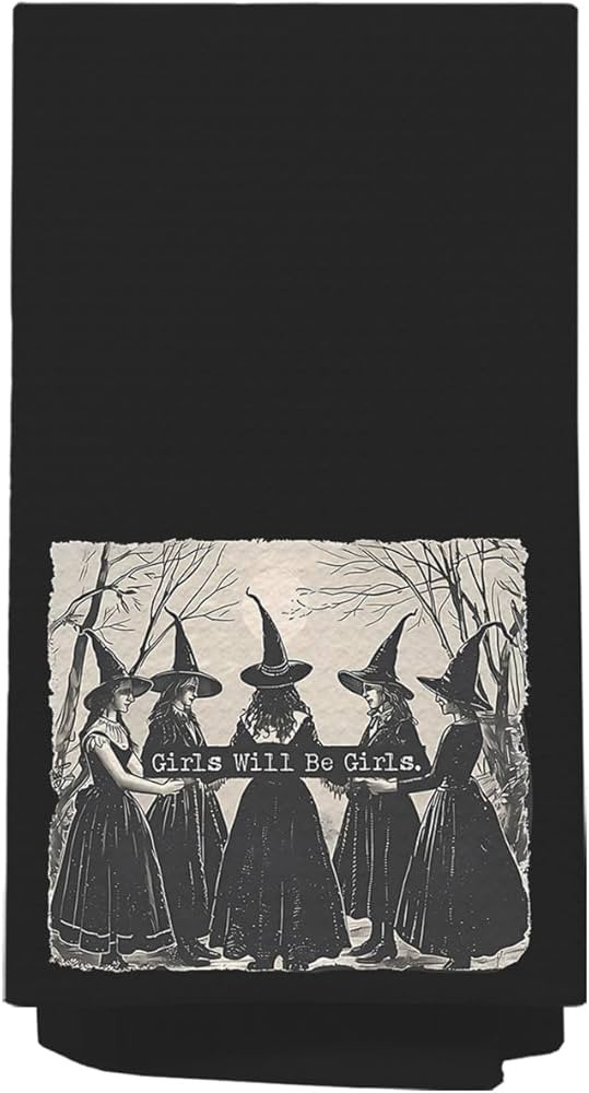 Dark Academia Witchy Halloween Bathroom Decor Towels, Halloween Girls Night Decorations, Witchy G... | Amazon (US)