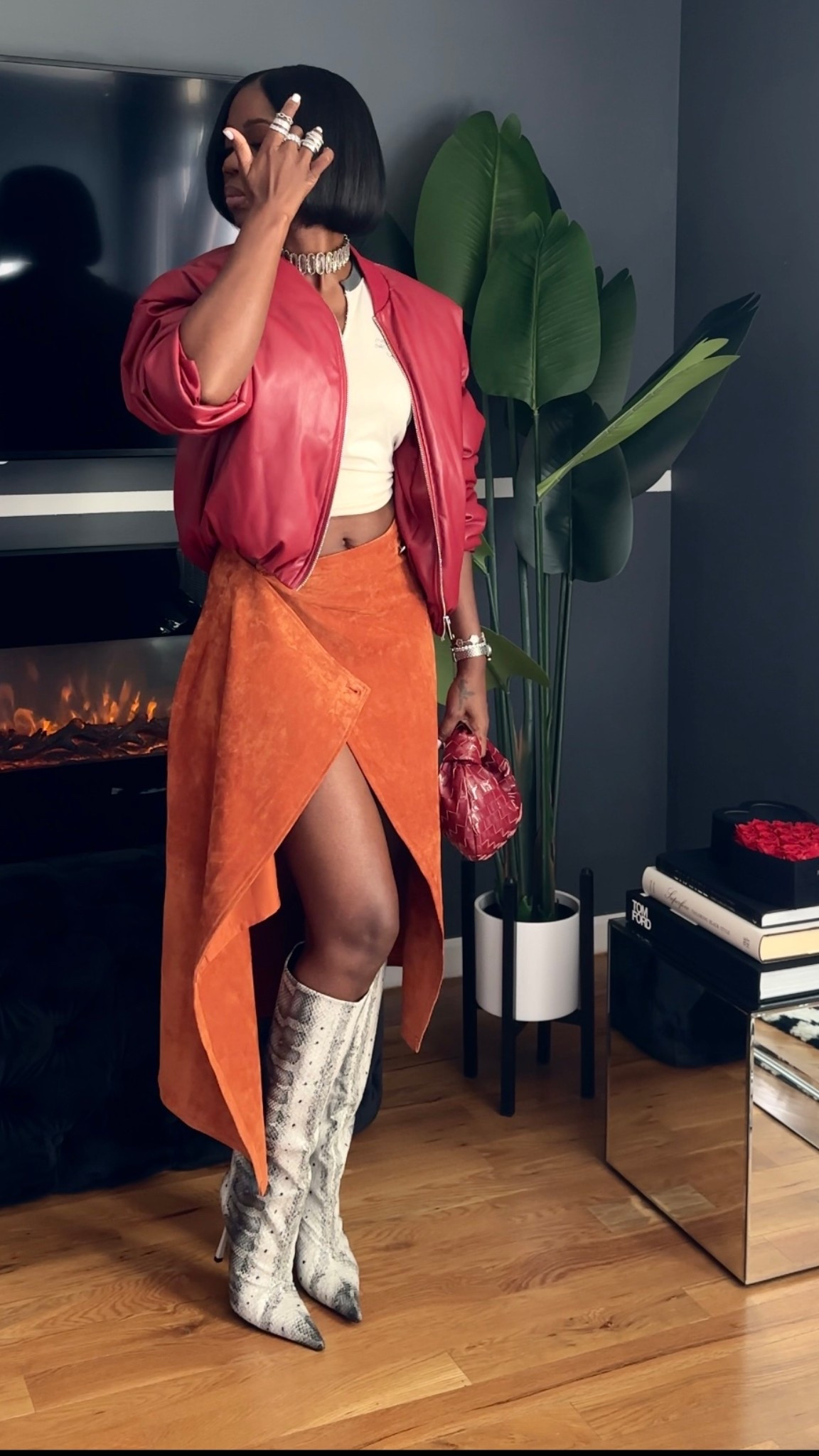 Boots and bomber under $100. 

#LTKootd