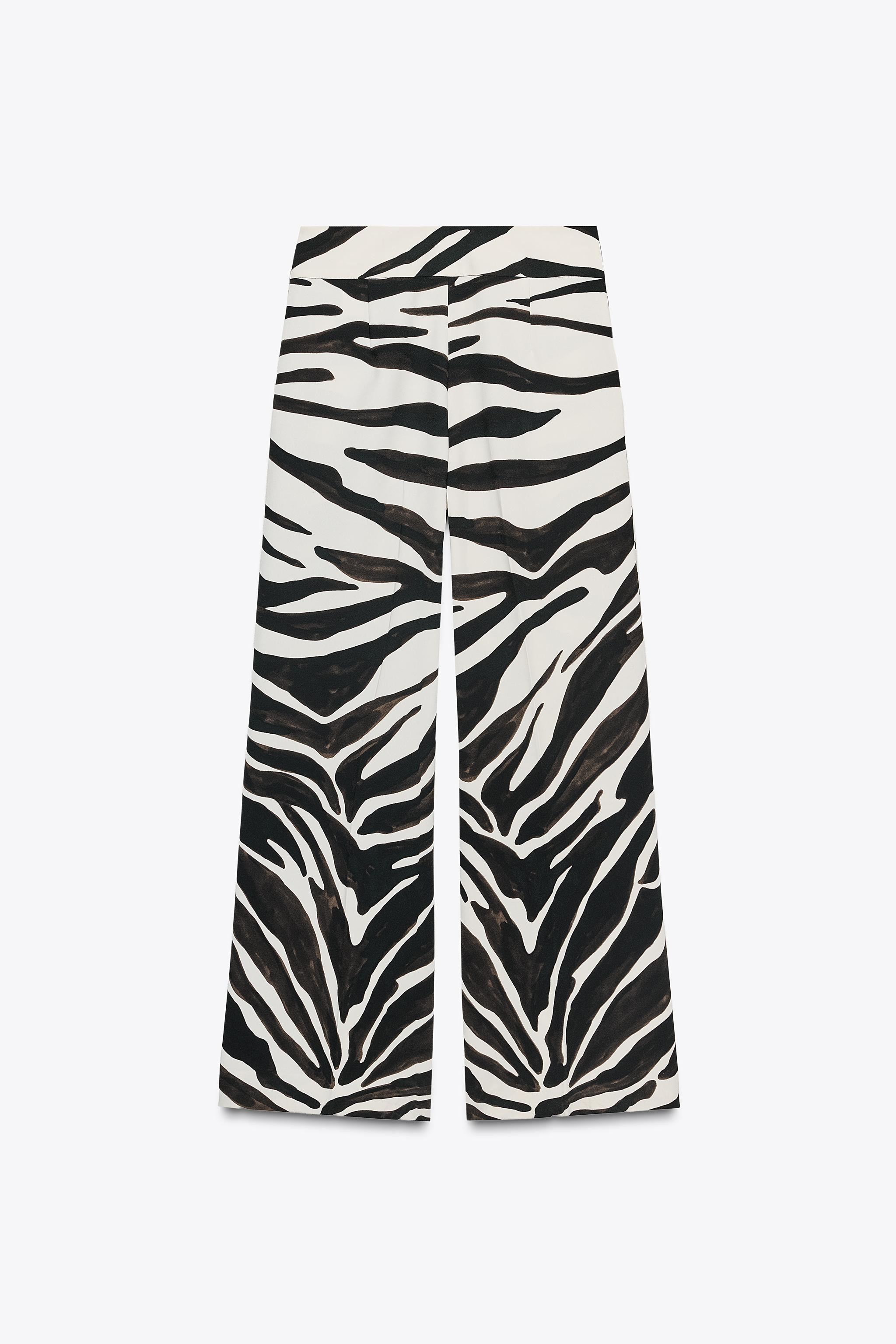 ANIMAL PRINT PANTS ZW COLLECTION | Zara US