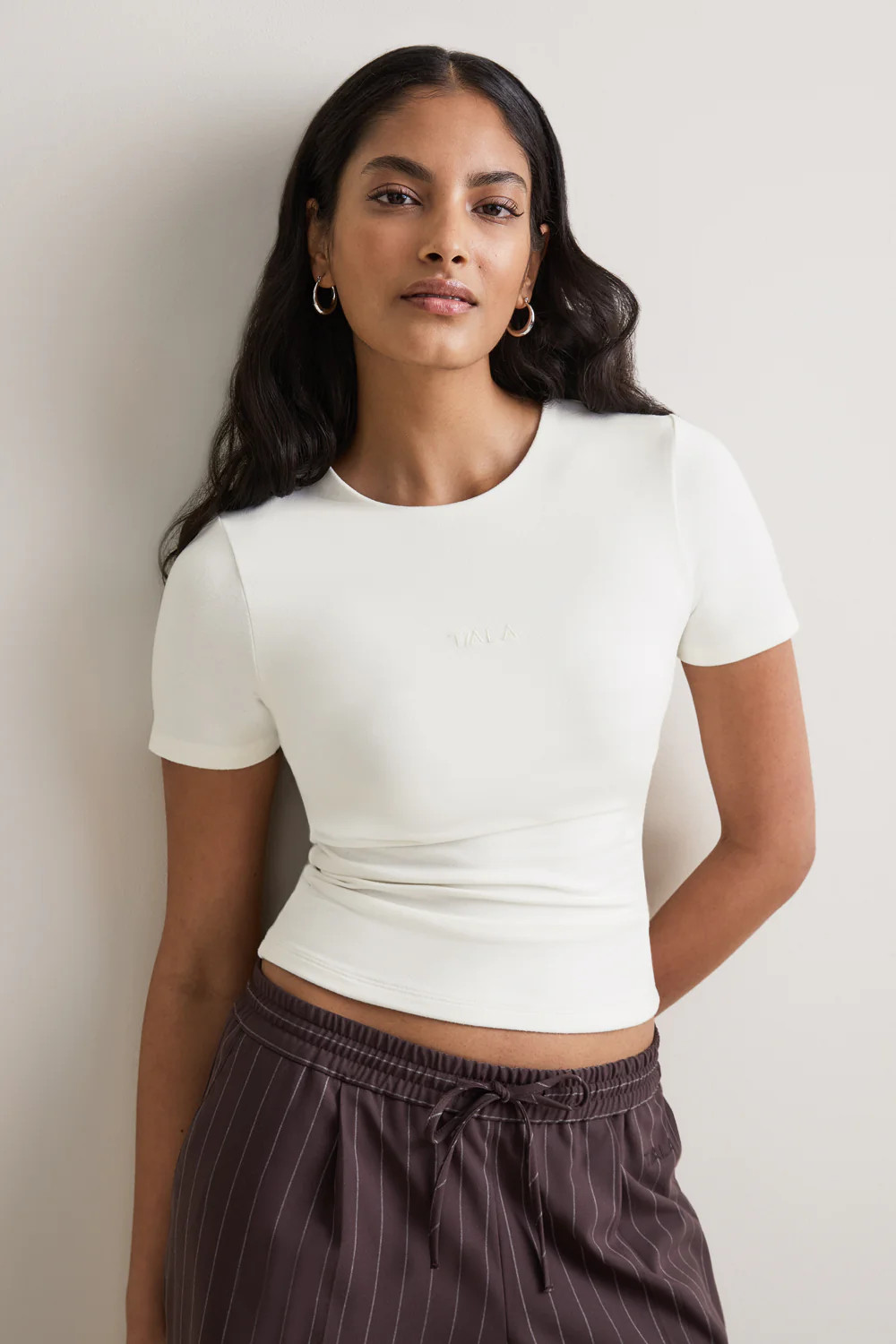 365 Logo T-Shirt - Coconut Milk | TALA (UK)