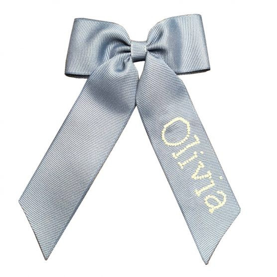 Winn and William Personalized Beaded Bow | The Tot