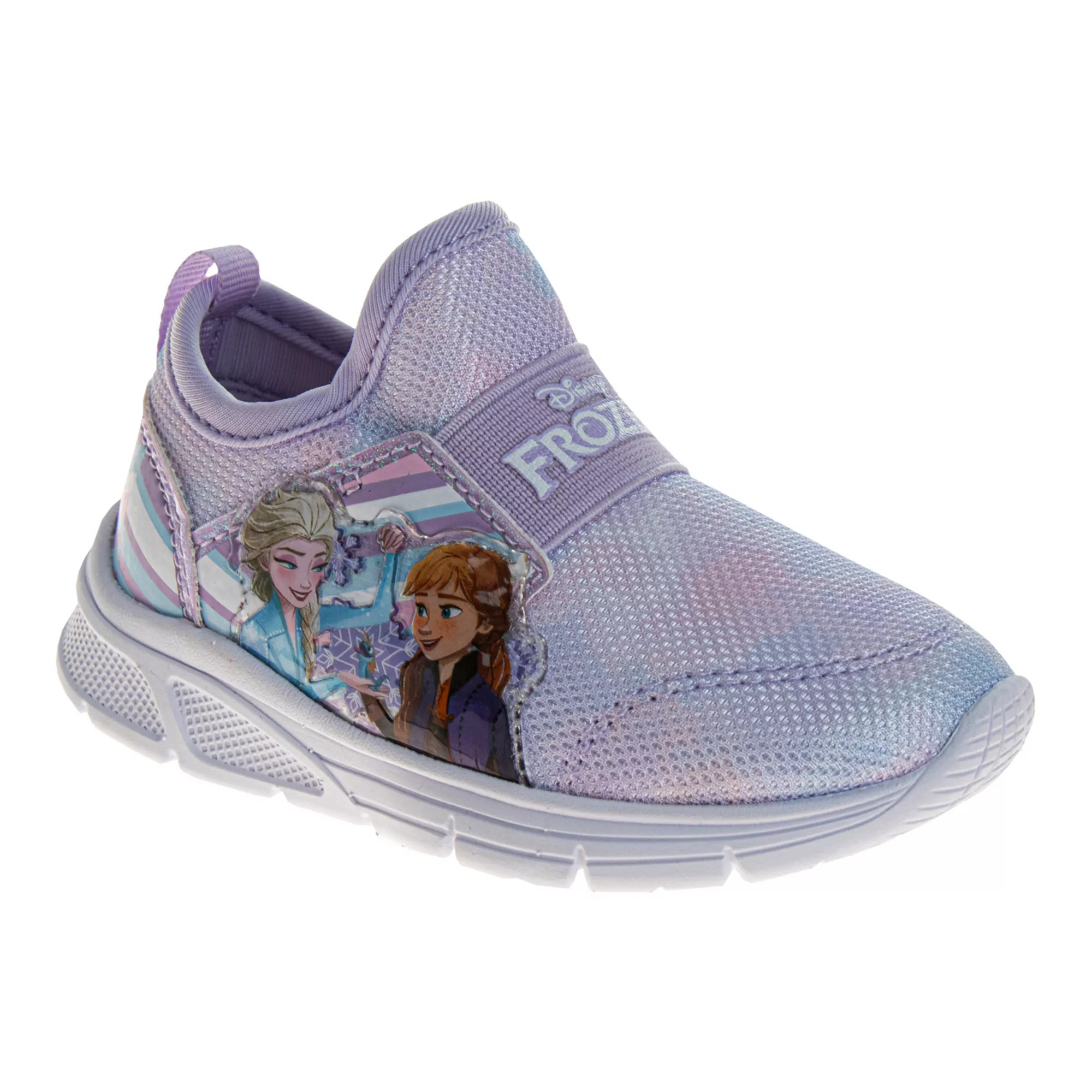 Disney's Frozen Anna and Elsa Kid Girls' Slip-On Light-Up Sneakers | Kohl's