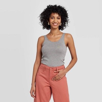 Women's Slim Fit Any Day Tank Top - A New Day™ | Target