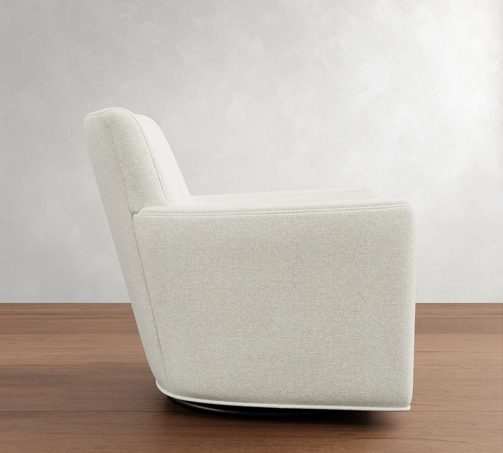 Irving Square Arm Swivel Chair | Pottery Barn (US)