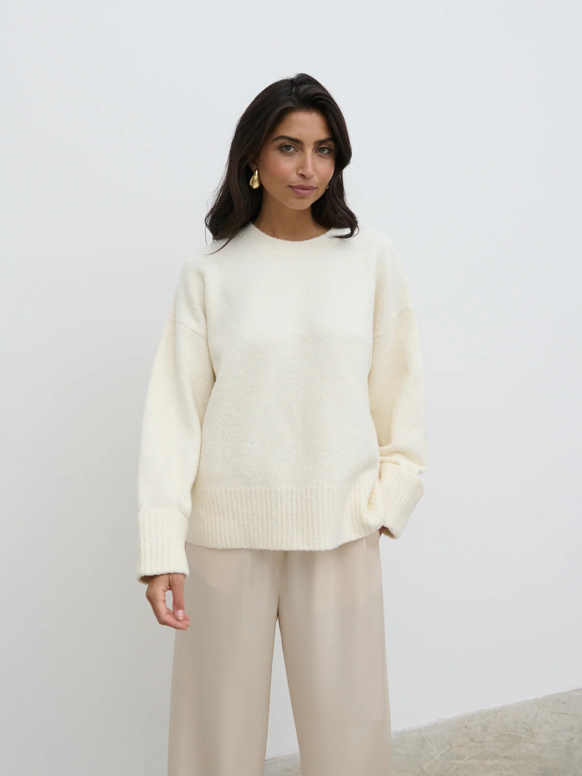 Camille Oversized Borg Jumper | Pretty Lavish (UK)