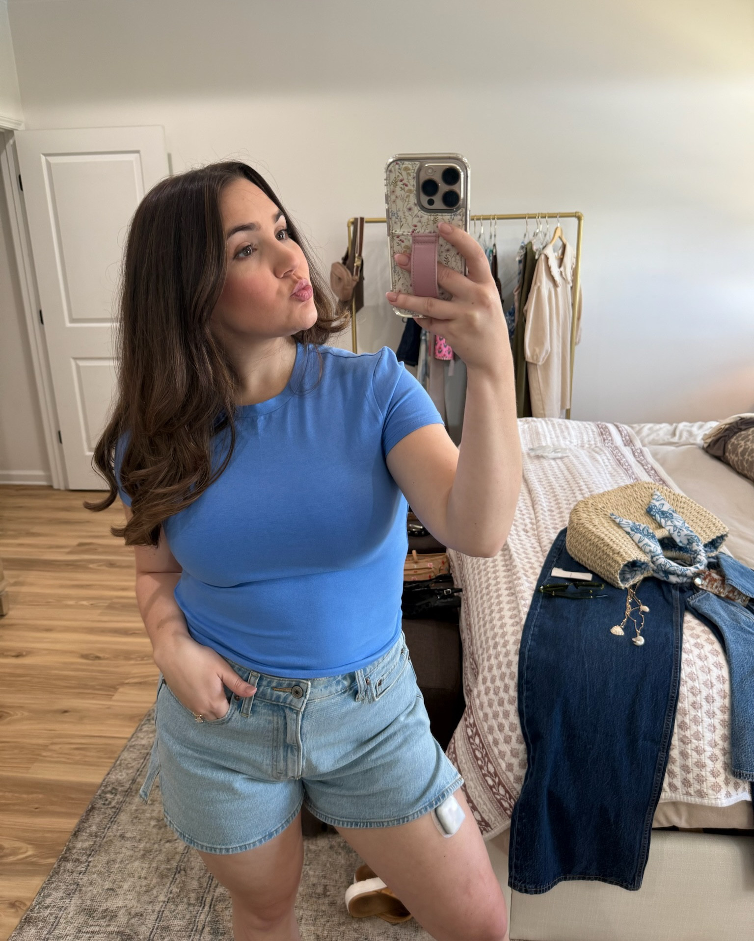 Essential baby tee!! 
These are so so soft and perfect for summer! 
Wearing a medium! 🫶 
I also linked my favorite Abercrombie shorts!! 


#LTKFindsUnder50