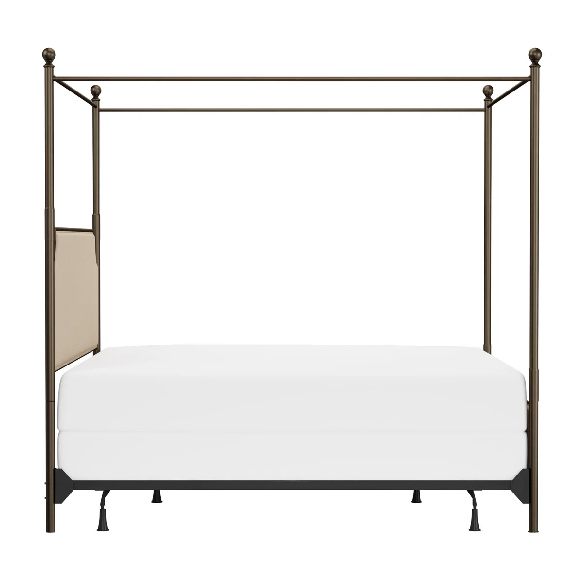 Aasif Upholstered Metal Canopy Bed | Wayfair North America