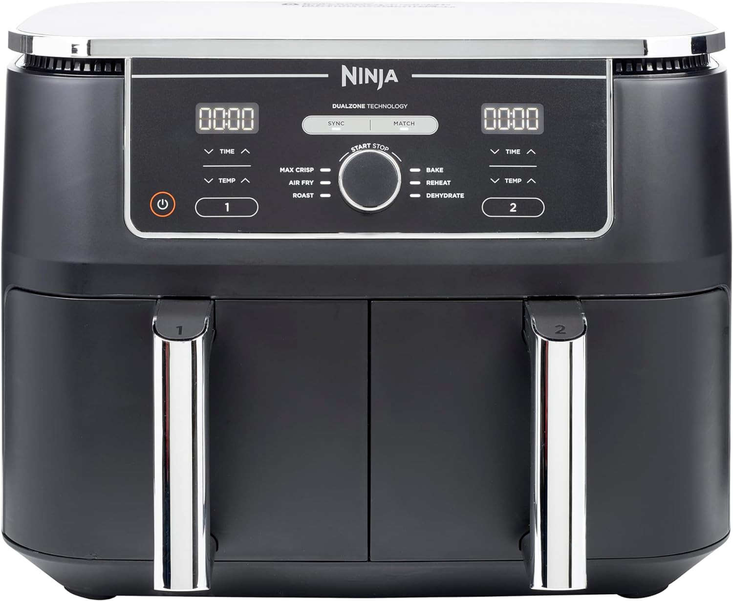 Ninja Foodi MAX Dual Zone Air Fryer, 2 Drawers, 9.5L, 6-in-1, Use No Oil, Air Fry, Max Crisp, Roa... | Amazon (UK)