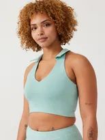 Warmup Collared Crop TopA Heart | Outdoor Voices