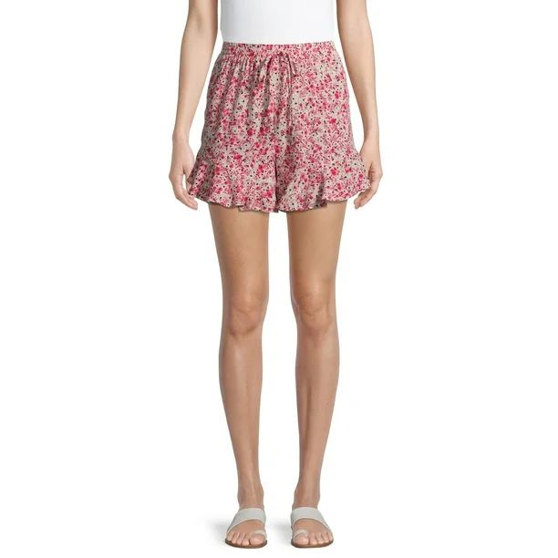 Sunset & Sixth's breezy ruffle hem shorts | Walmart (US)