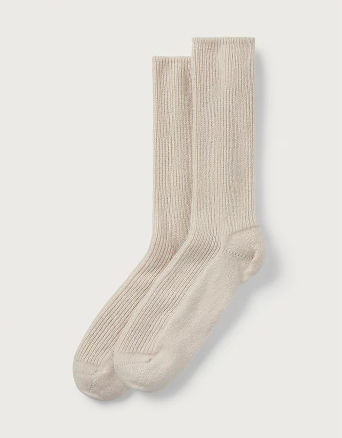 Cashmere Bed Socks | The White Company UK & ROW