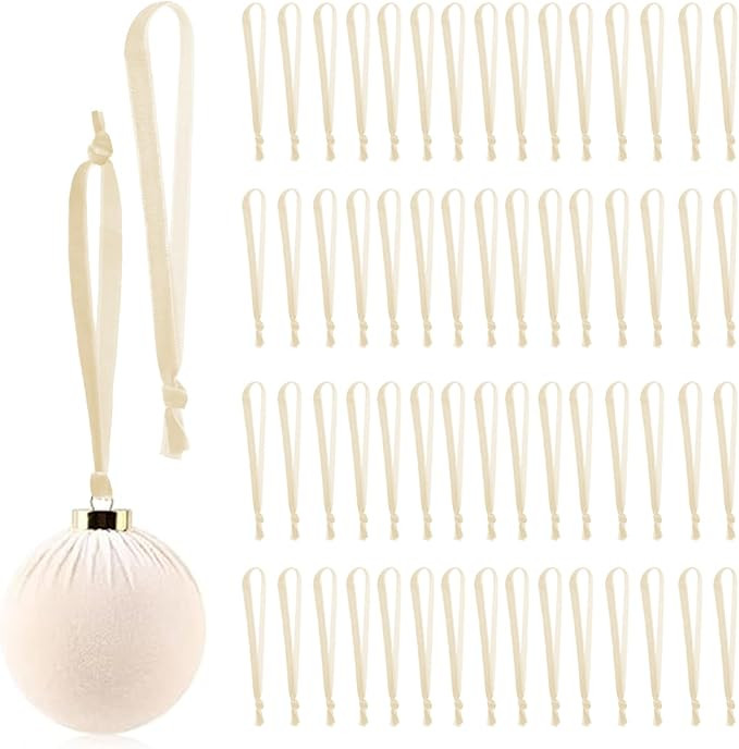 Velvet Hanging Ribbons Christmas Ribbons Hangers Retro Christmas Ornaments String Hanger Hand Tie... | Amazon (US)