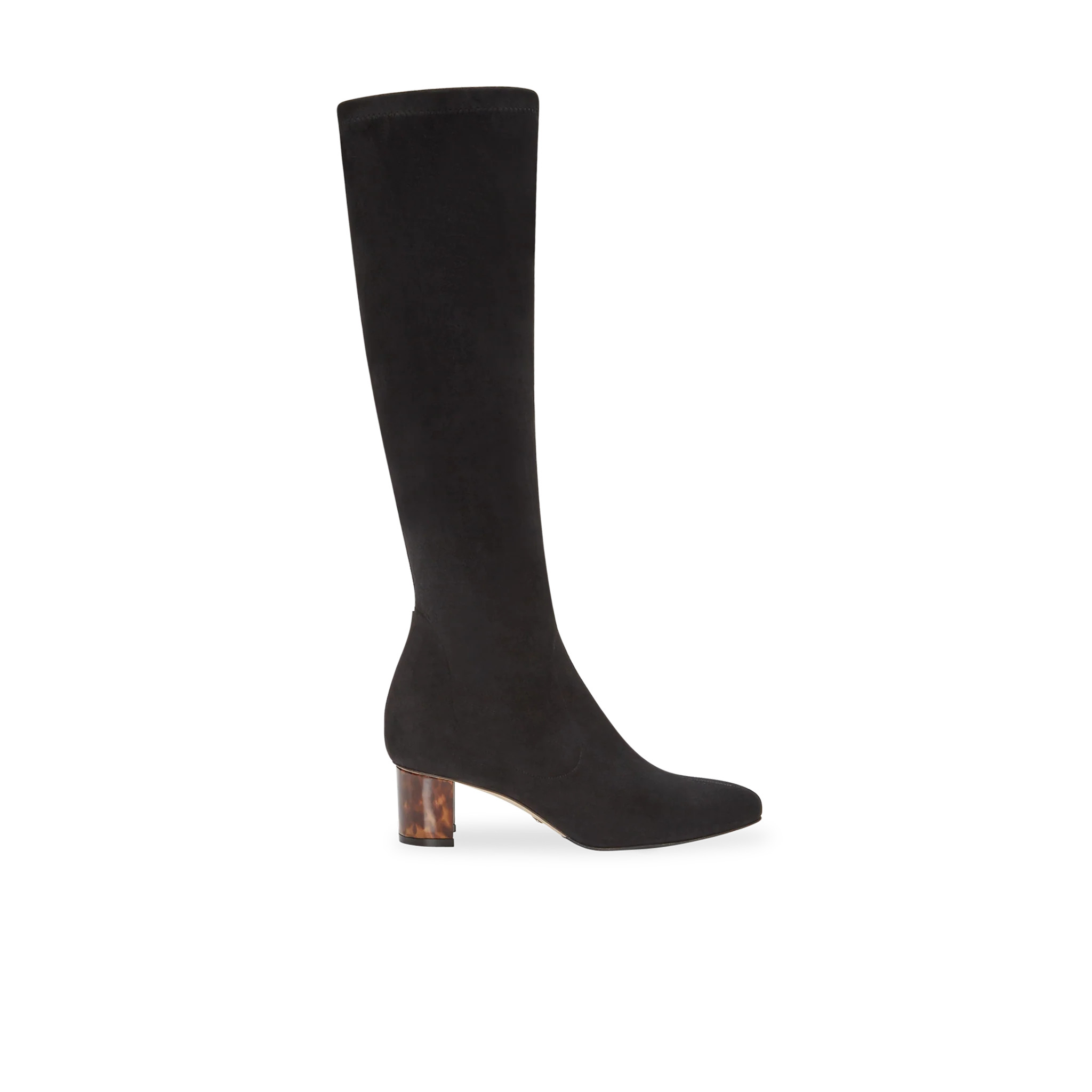 Alexandra 50 | Black Stretch Suede | Sarah Flint | Sarah Flint