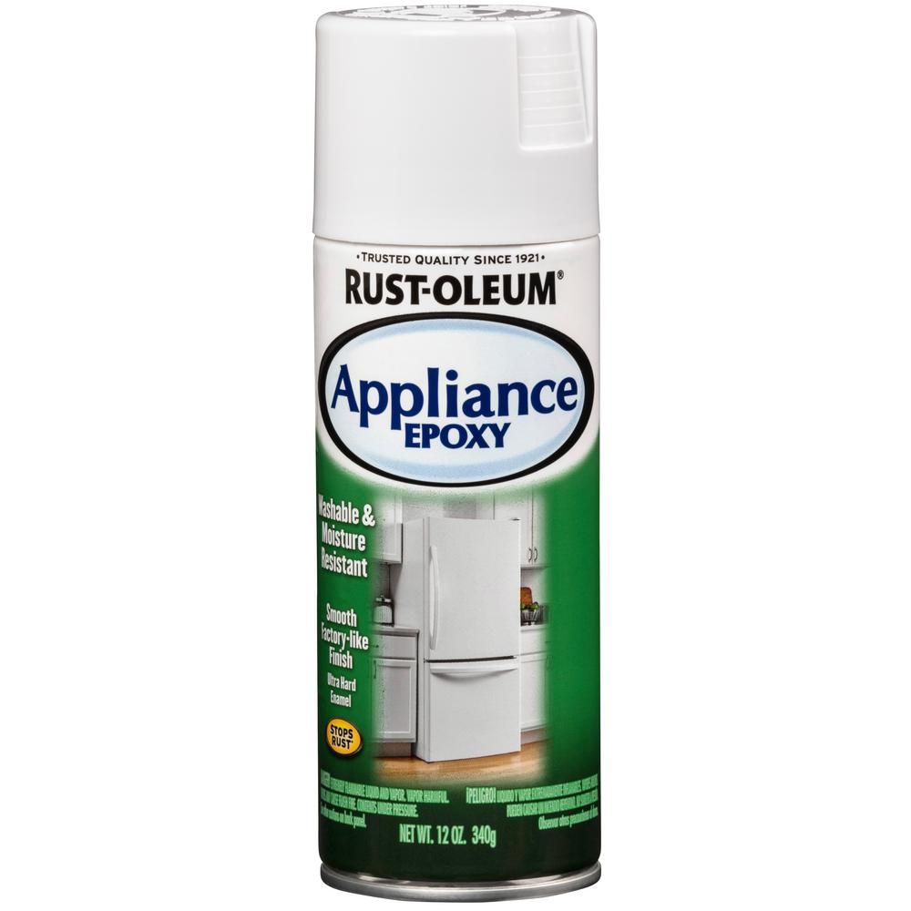 12 oz. Appliance Gloss White Epoxy Spray Paint | The Home Depot