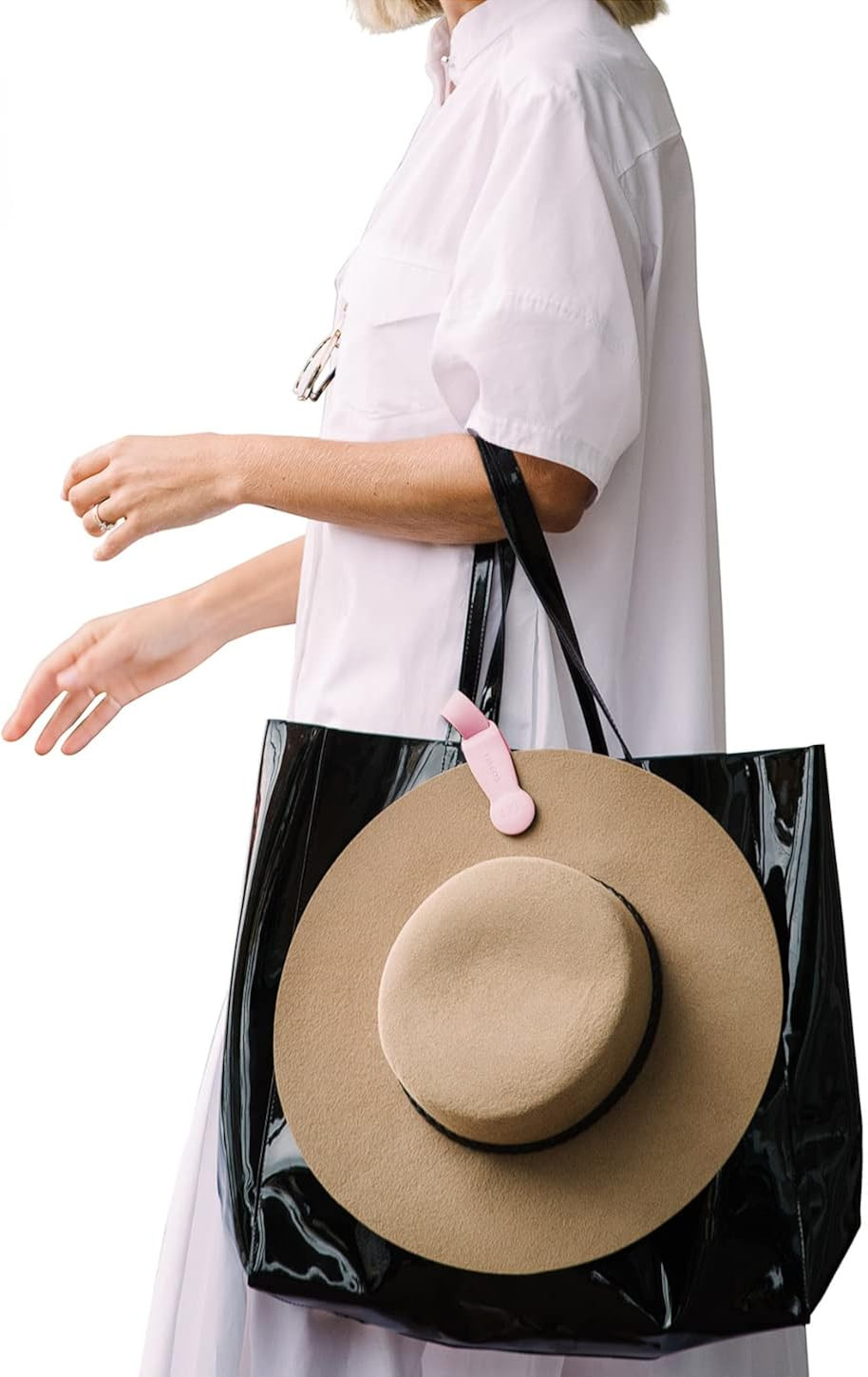 KLIPSTA Hat Clip - Magnetic Hat Holder for Traveling Bags, Backpacks, Purses, Totes and More, Han... | Amazon (US)