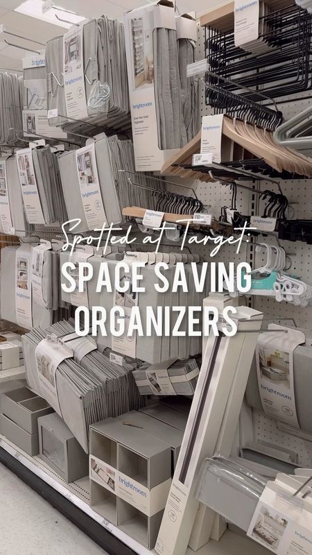 Spotted at Target: Space saving organizers by one of my favorite organization brands, Bright Room! Whether you want to maximize closet space, need a shoe storage solution, or need to store off-season clothes in a small space (like under your bed) these can help! Click to shop on LTK! 🫶🏼

#LTKVideo #LTKfamily #LTKhome