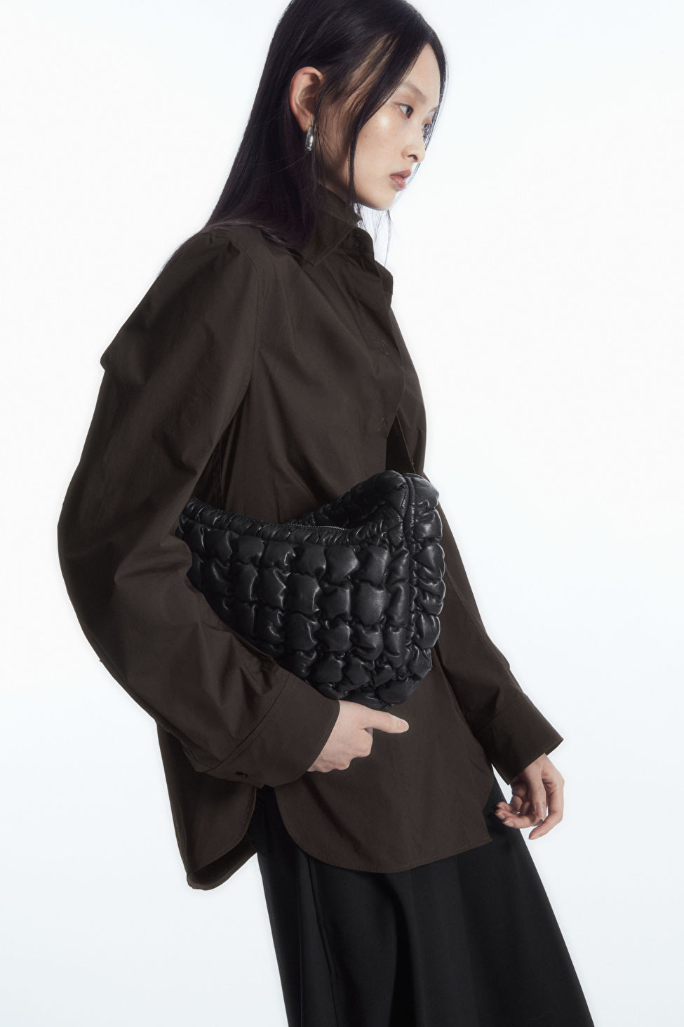 OVERSIZED COTTON-BLEND SHIRT | COS (EU)