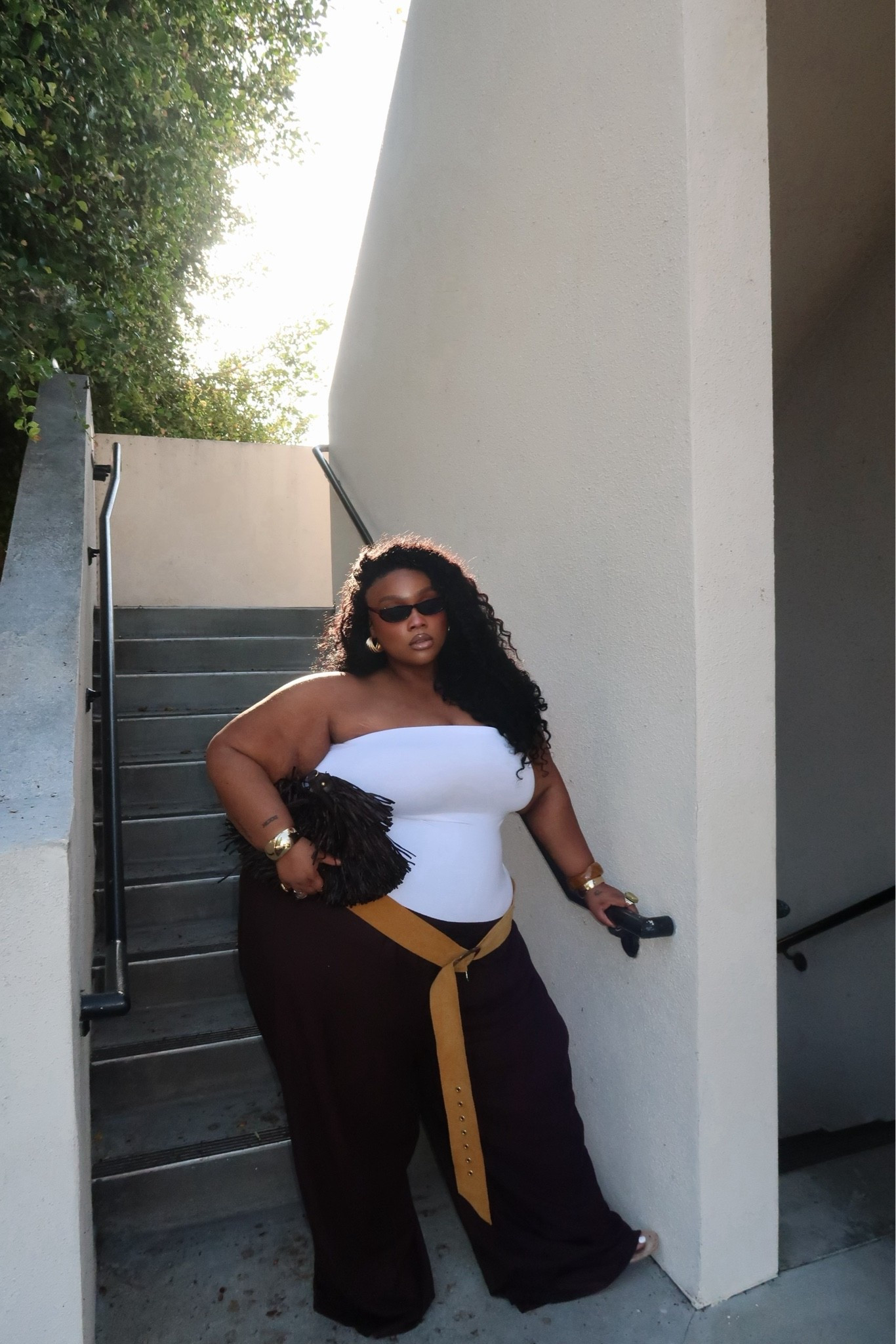 Cute and casual 🤎 plus size outfit, vacation outfit, plus size vacation outfit, plus size pants, back to school outfit, fall outfit.

#LTKootd #LTKPlusSize #LTKgrwm