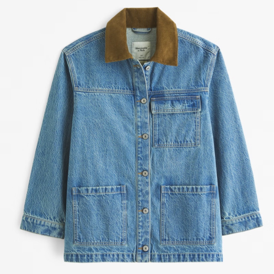 Abercrombie denim shirt jacket ! Very on trend right now and Abercrombie always has amazing quality jackets! And it’s currently 15% off 

Denim shirt jacket with corduroy collar , denim utility jacket , denim jacket , Abercrombie jacket , trendy fall finds , fall look 

#LTKFallSale #LTKSaleAlert #LTKStyleTip
