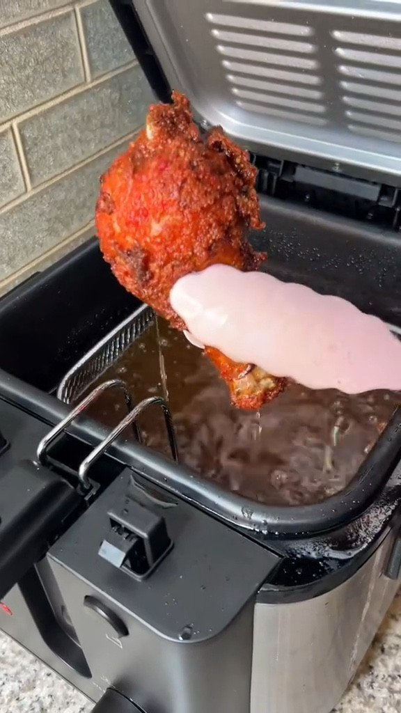 This deep fryer is perfect for cooking at home without messing up your kitchen with all the grease or it popping out #LTKfoodie 

#LTKGiftGuide #LTKFindsUnder50