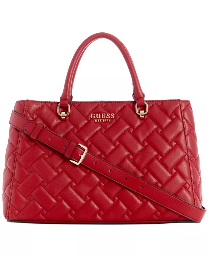 GUESS Alanna Medium Girlfriend Satchel - Macy's | Macys (US)
