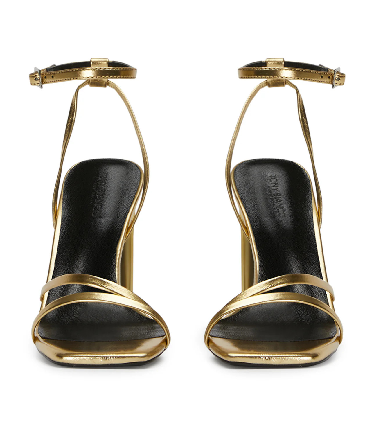 Fiance Gold Foil Heels | Tony Bianco US