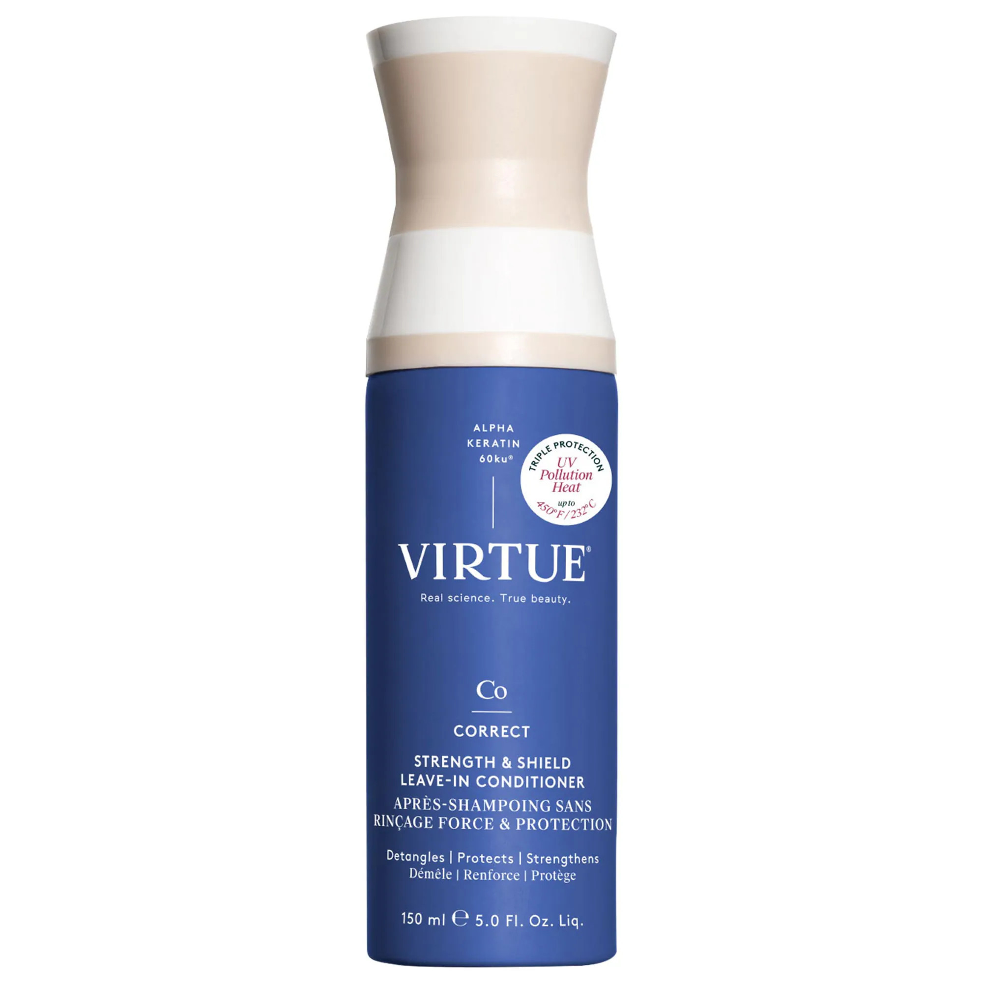 Virtue Strength & Shield Leave-In Conditioner with Heat Protectant 5 oz/150 mL | Sephora (US)