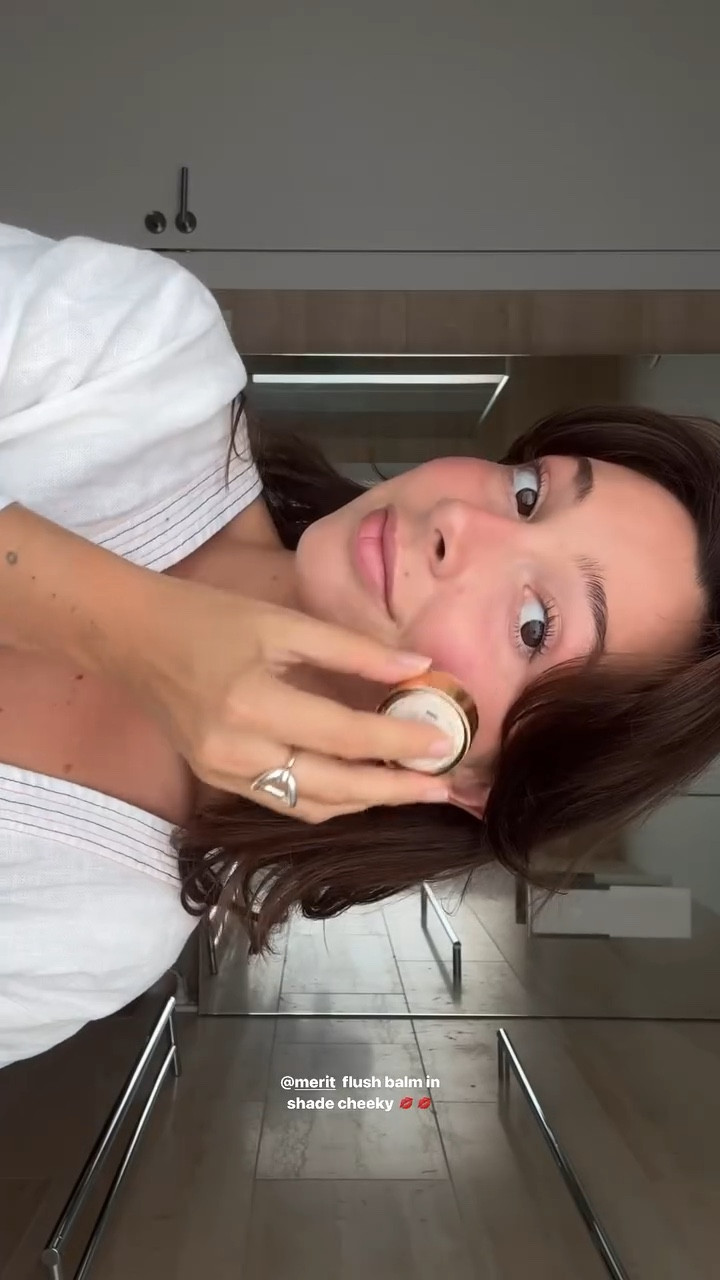@merit blushes always - using my fave shade ‘cheeky’ 