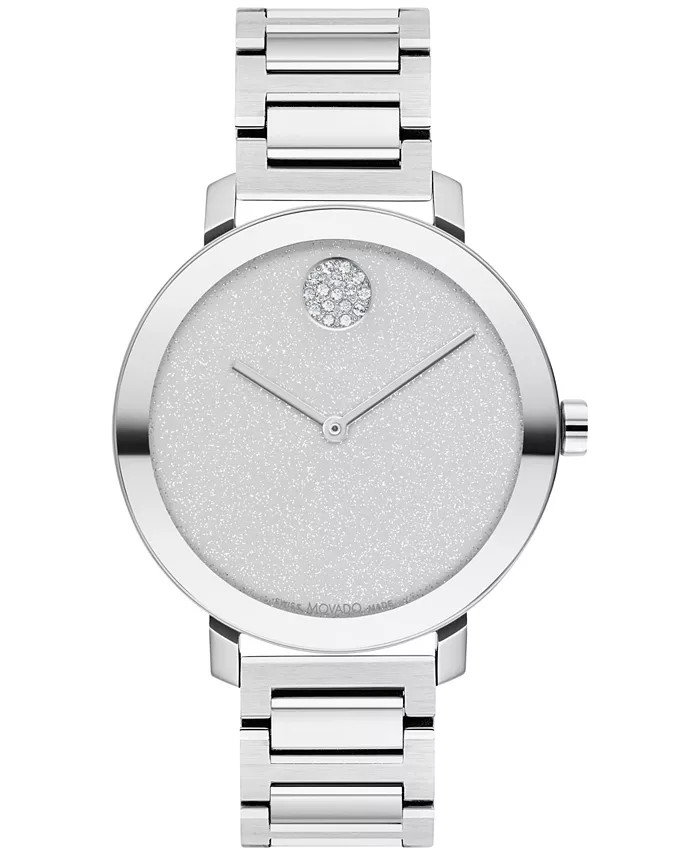 Women's Swiss Bold Evolution Stainless Steel Bracelet Watch 34mm | Macys (US)