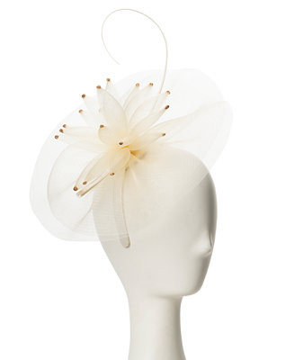 Mesh Flower Bead Fascinator Hat | Macy's