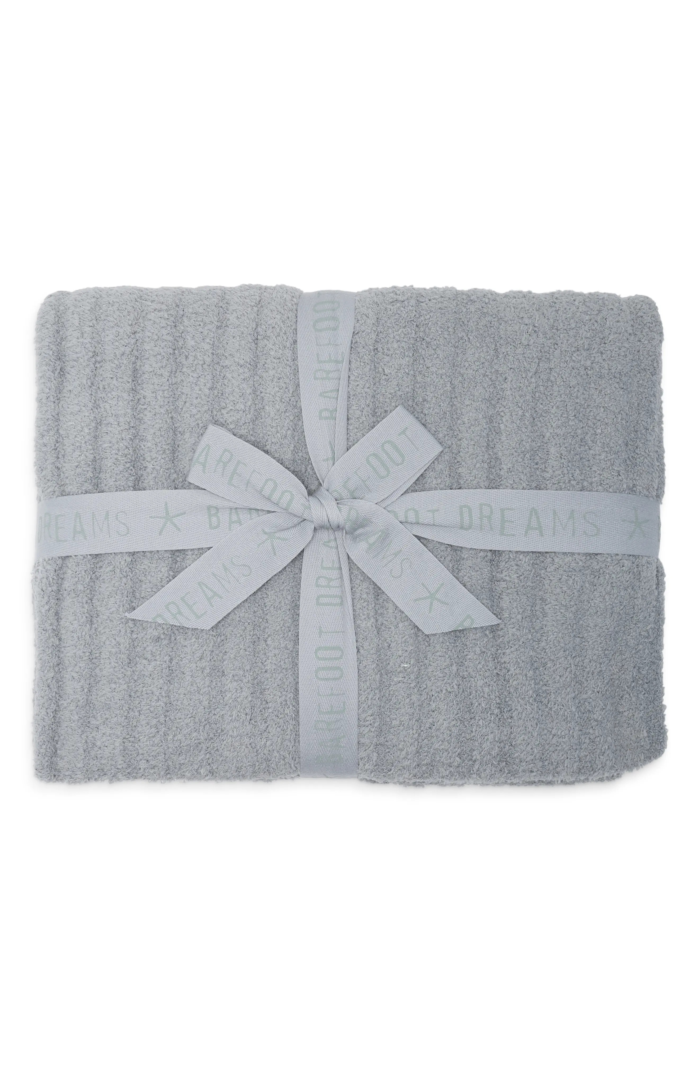 Barefoot Dreams® CozyChic® Chunky Rib Throw Blanket in Beach Rock at Nordstrom Rack | Nordstrom Rack