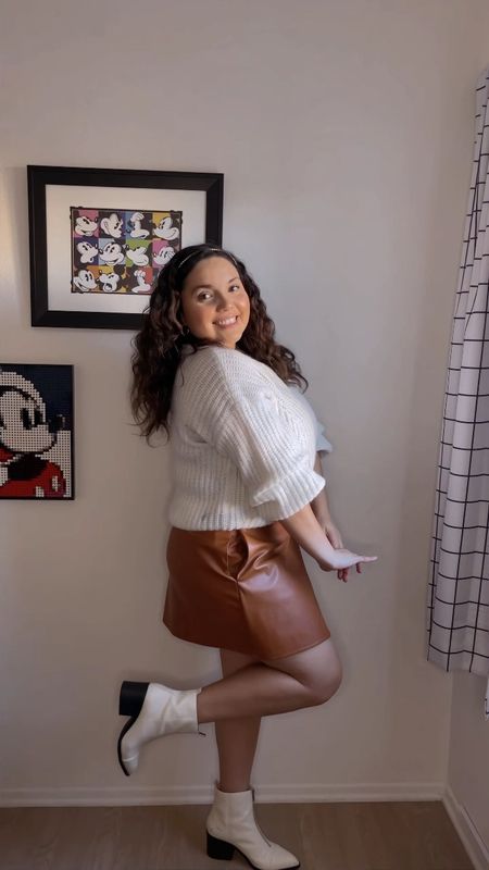 Sharing one of my favorite Thanksgiving Day outfit ideas today! I have been looking for a light brown faux leather skirt and this one was an unexpected find.
 I found this one at Target on such a whim and had to buy it. I saw that it was a size 12 and it made me nervous because I haven’t been that in some time but I still tried it on because I was in a mentally good place so I did it.

And it fit! It had a good stretch to it so that was helpful and I fell in love with it. I knew exactly how I wanted to style it so I am sharing it here with you today! 

This can be dressed up or down and I love the versatility of it! 


Do you have a favorite article of clothing in your closet?



#LTKSeasonal #LTKstyletip #LTKHoliday