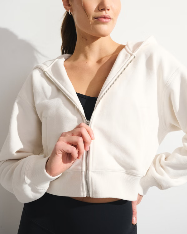 YPB On The Go 6AM Full-Zip Hoodie | Abercrombie & Fitch (US)