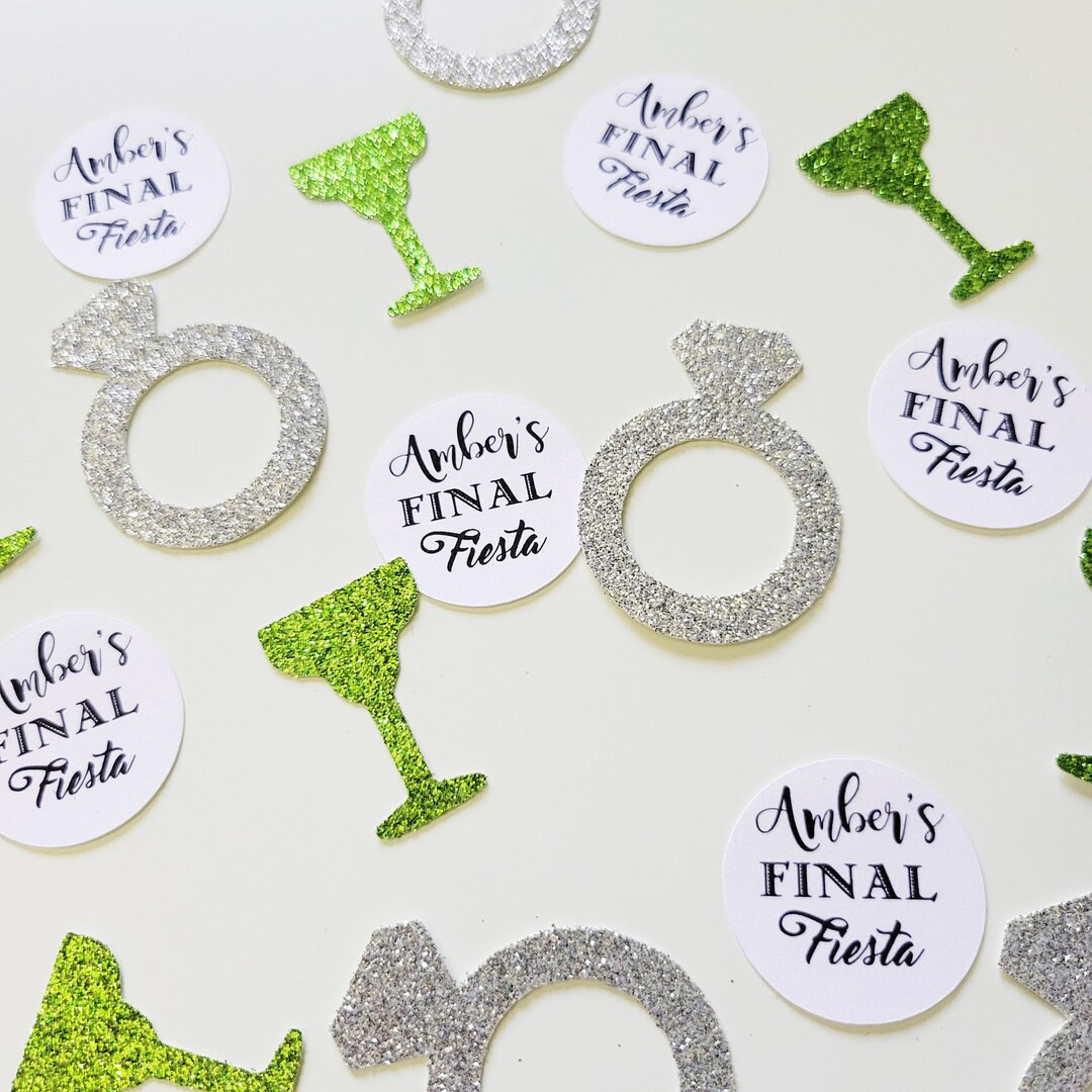Final Fiesta Bachelorette Party Personalized Confetti, Margarita Bachelorette Confetti, Beach Bac... | Etsy (US)
