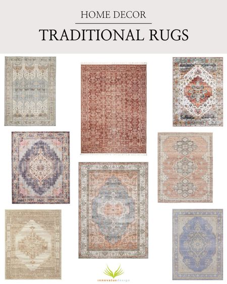 A traditional area rug is ideal for using in any style home because it brings color and pattern into any space! We love using neutral traditional rugs where the furniture takes center stage, or using a colorful traditional rug to anchor a living area  

#LTKhome #LTKSeasonal #LTKfamily