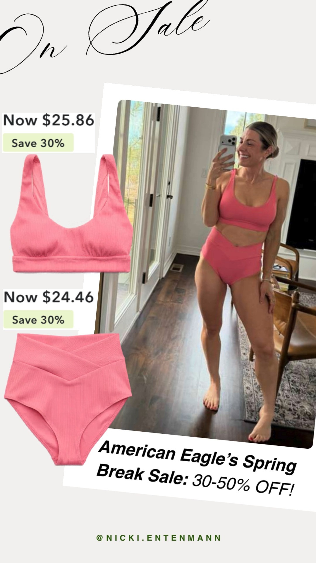 SALE ALERT!!! Calling this my “mom-core” bikini because it’s giving sporty chic and full coverage confidence. Think sports bra meets high-waist perfection 😍☀️🖤 #aeriebikini #aerieswim #momstyle #fullcoveragebikini #highwaistbikini #swimwearfashion #affordablefashion #beachstyle #summeroutfit #styleinspo  

 #LTKSaleAlert #LTKSwim #LTKTravel