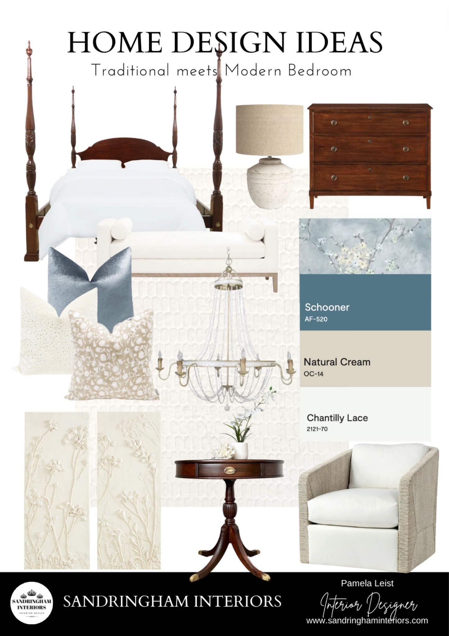 Traditional meets Modern Bedroom Design.  Don’t get rid of your traditional pieces mix them with modern touches for a refreshing makeover ☺️

Home Decor
Traditional Bed-frame
Traditional furniture
Pillows
Wallpaper


#LTKhome #LTKFind #LTKstyletip