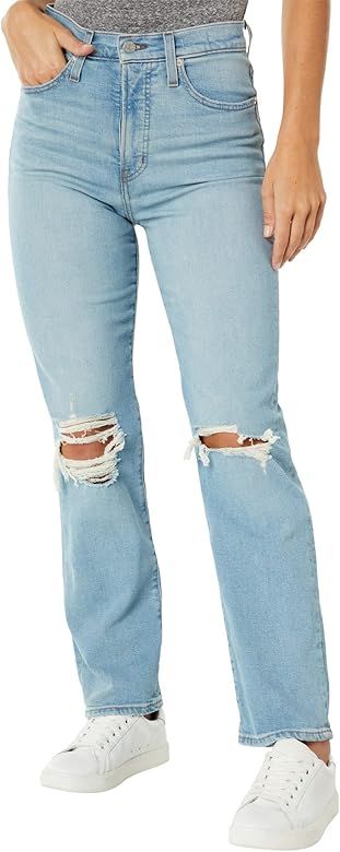 Madewell The Perfect Vintage Straight Jean in Danby Wash: Knee-Rip Edition | Amazon (US)