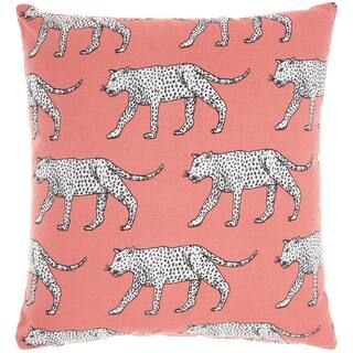 Life Styles Blush 18" x 18" Animal Throw Pillow | The Home Depot