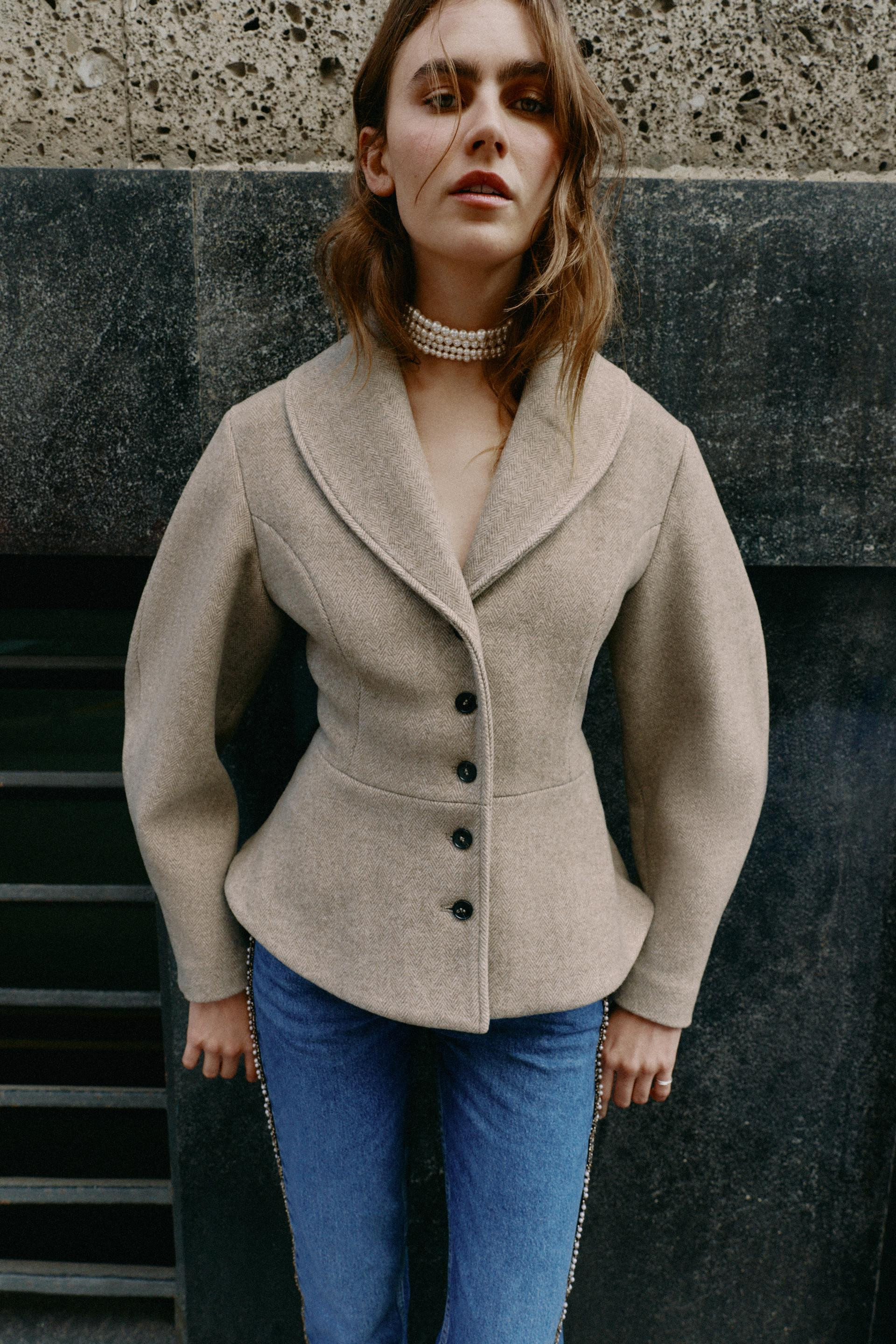 SOFT PEPLUM JACKET | Zara US
